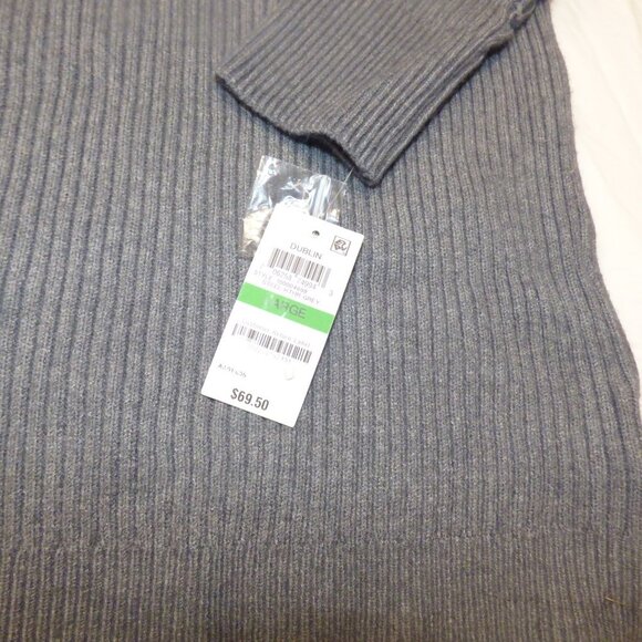 Bar‎ III Ribbed Cold-Shoulder Sweater, L, - Picture 7 of 9